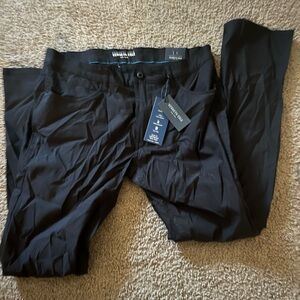 Men’s Kenneth Cole Slim Fit Tech Stretch 36x32 black cargo/travel/stretch pants